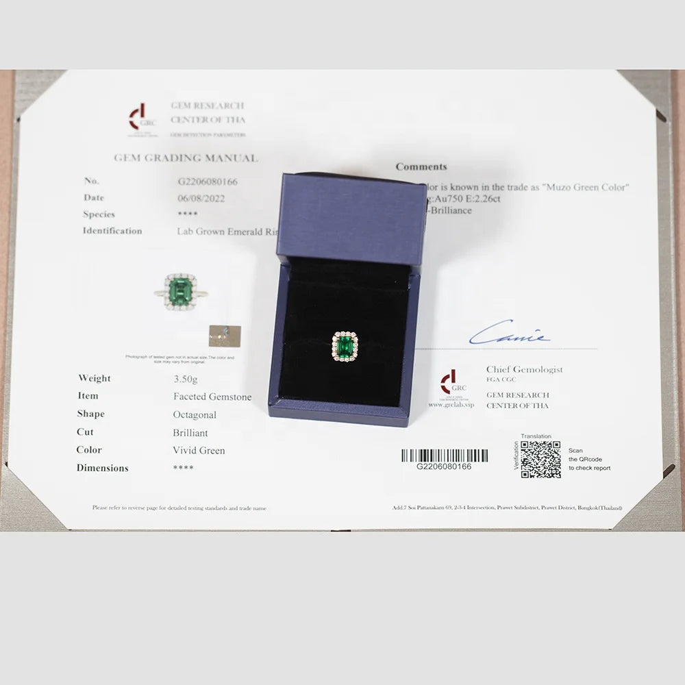 18k Gold Earrings with Lab Grown Ruby 6x8mm and Small Size Moissanited Diamond Earring Jewelry for Women