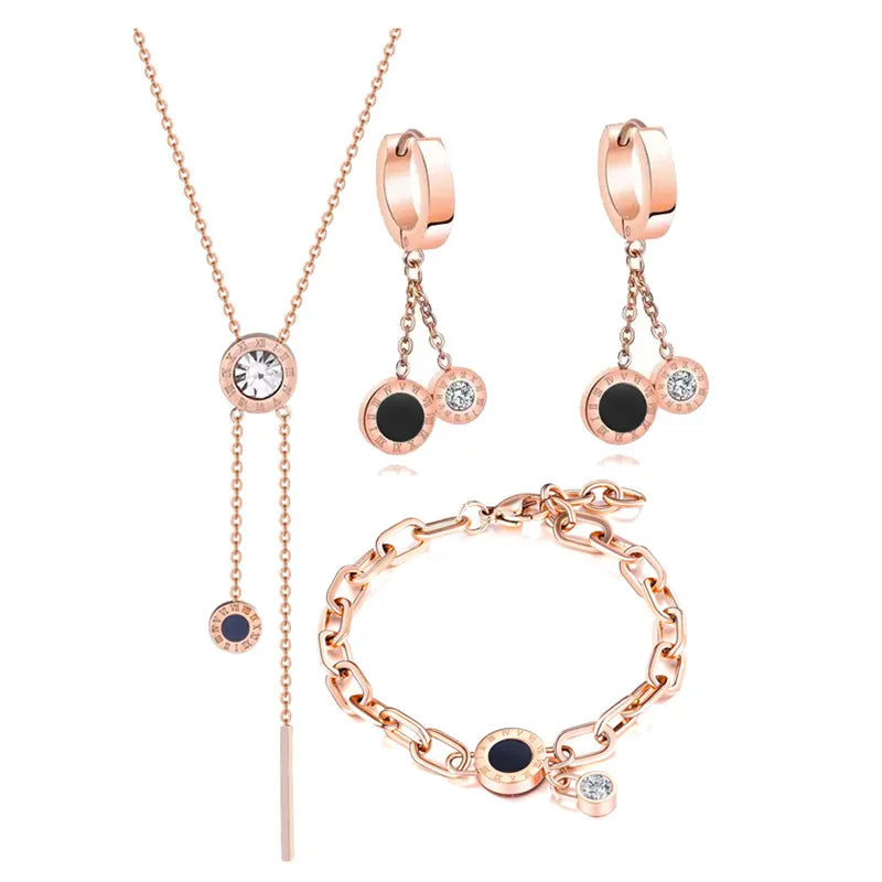 Zircon Roman Jewelry Set