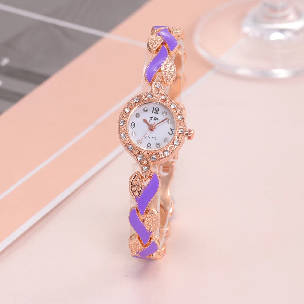 Women’s British-Style Rhinestone Watch Collection