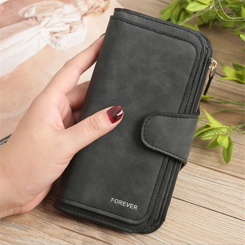 Elegant Ladies Leather Purse Wallet