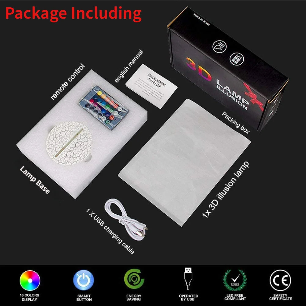 Heart LED Lamp I Love You Night Light Room Decor USB Table Bedside Lamp Romantic Valentines Gift for Lover Boyfriend Girlfriend