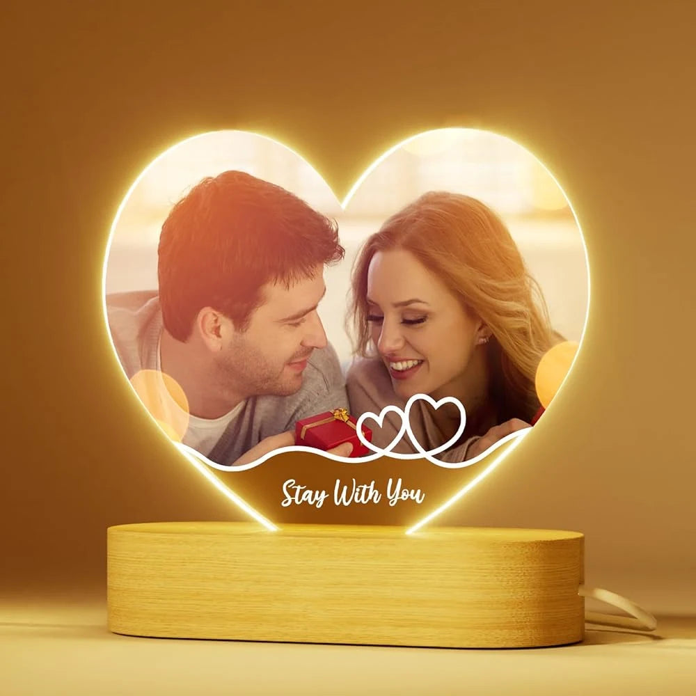 Custom Valentine’s LED Photo Frame