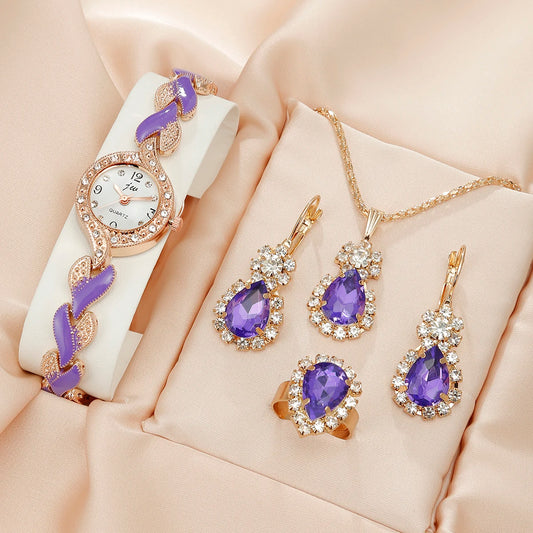 Women’s British-Style Rhinestone Watch Collection