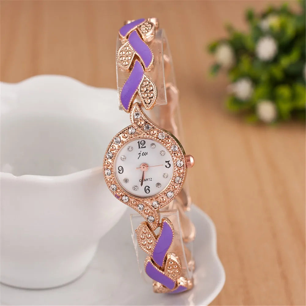 Women’s British-Style Rhinestone Watch Collection