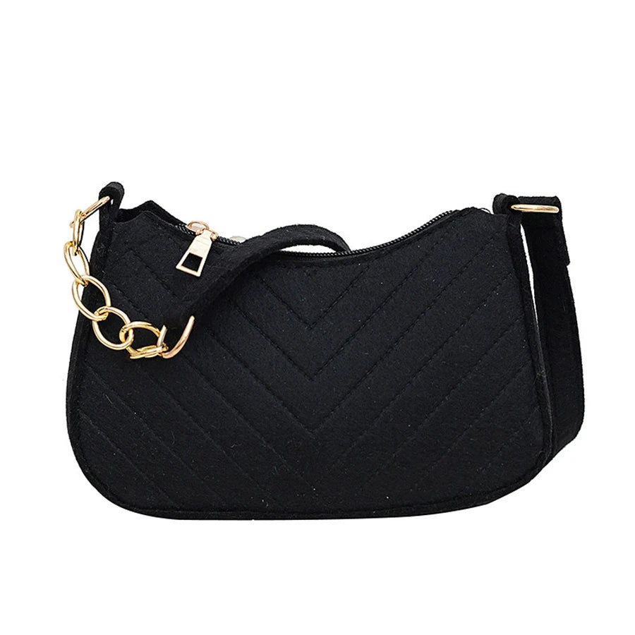 Trend Mini Shoulder Bags For Women Fashion Felt Women's Bag Design Advanced