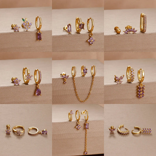Lilac Love Piercing Set
