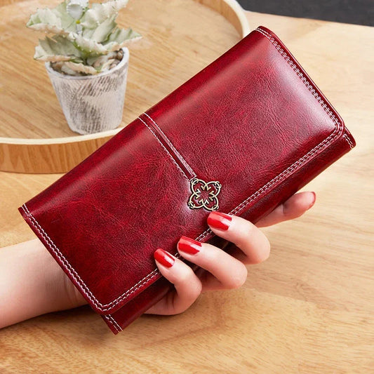 New Women Wallets Fashion Long PU Leather Top Quality