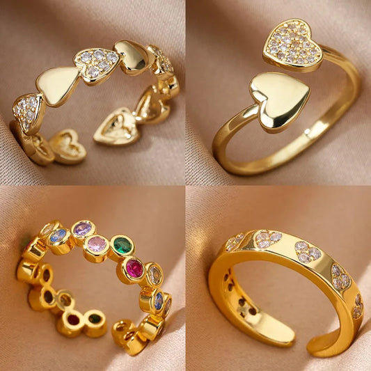 Heart Geo Ring