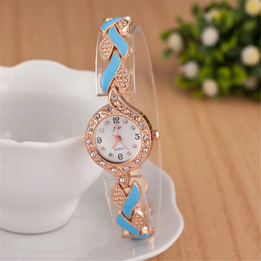 Women’s British-Style Rhinestone Watch Collection